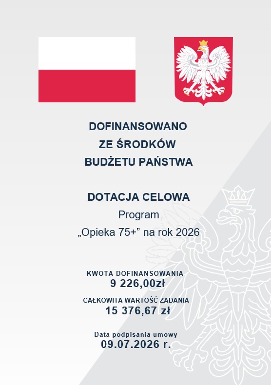 Opieka 75+ PLAKAT ROK 2026