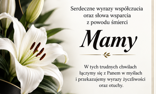 Zdjęcie do Kondolencje dla Pana Edwarda Serafina