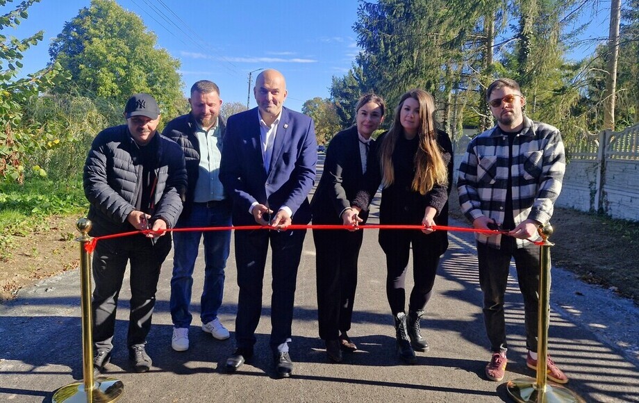Odbiór nowej drogi w Bralęcinie